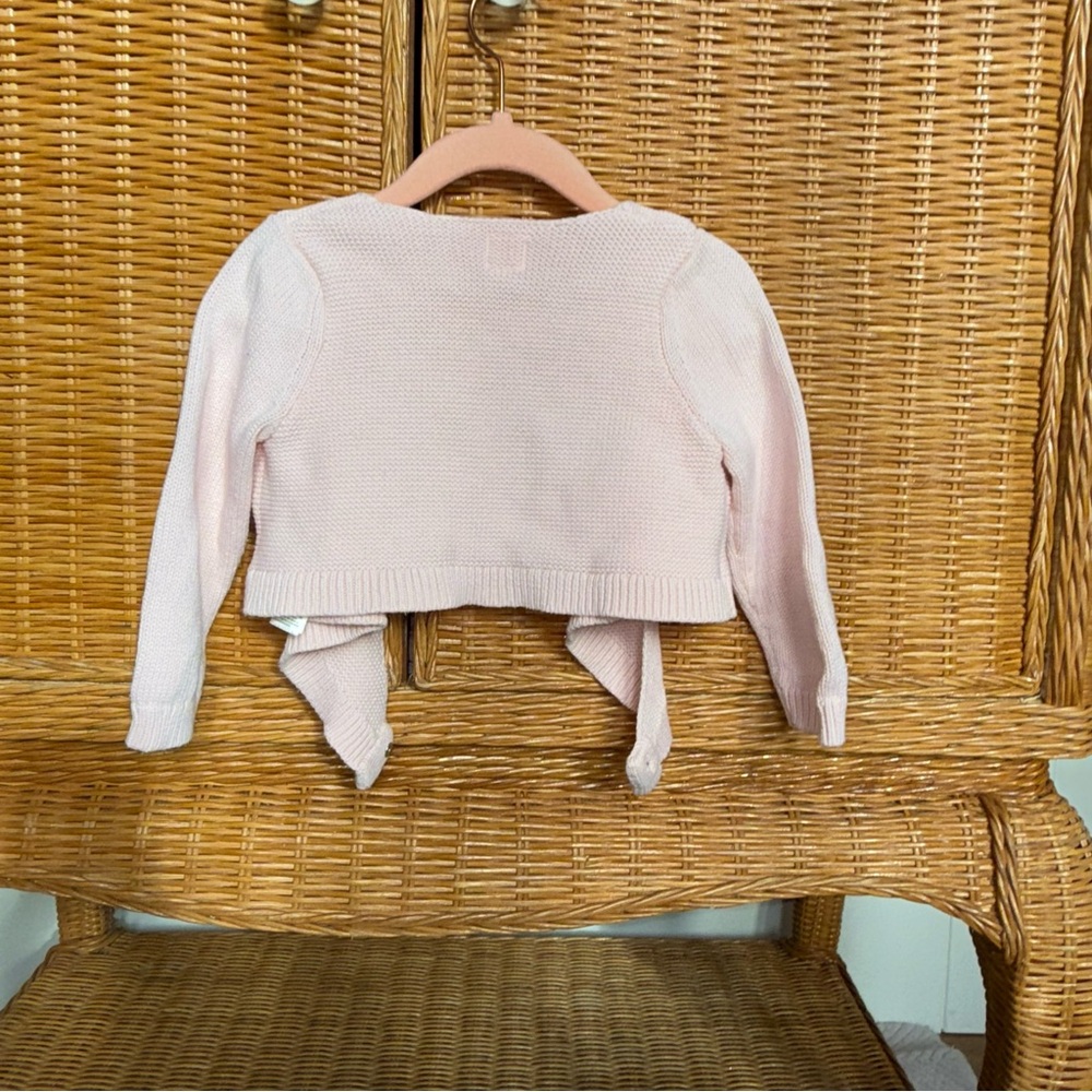 BabyGAP Light Pink Wrap Sweater - Picture 6 of 6